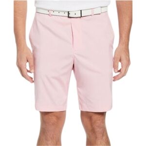 PGA Tour Mens Flat Front Heathered Golf Shorts Pink Size 40